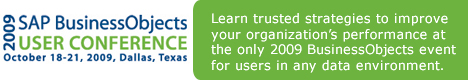 SAP BusinessObjects User Conference