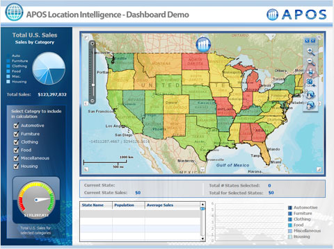 APOS Location Intelligence for Xcelsius