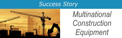 Multinational Construction Equipment Manufacturer Success Story with APOS Live Data Gateway