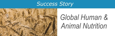 Human and Animal Nutrition Leader Success Story with APOS Live Data Gateway