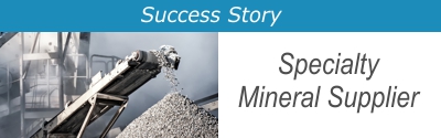 Specialty Mineral Leader Success Story with APOS Live Data Gateway