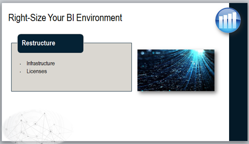 Restructuring SAP BusinessObjects