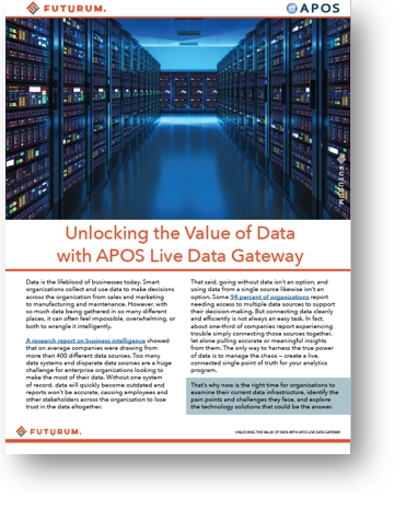 Unlocking live data value