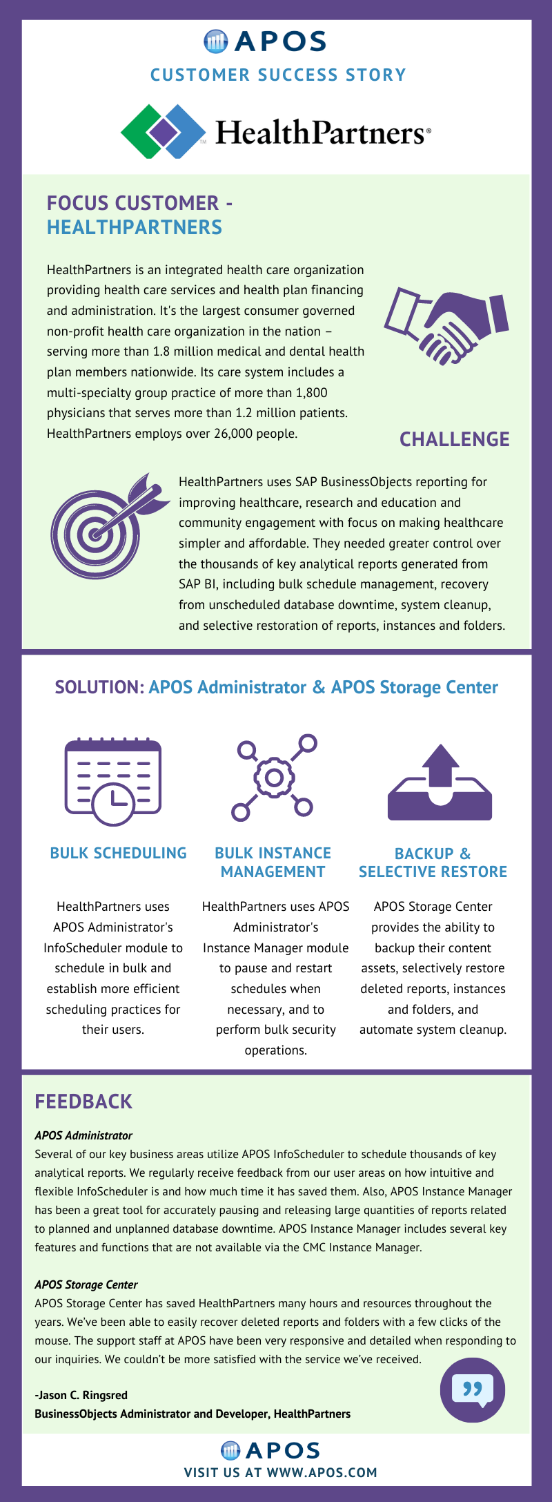 APOS Customer Success - HealthPartners