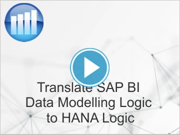 Using APOS UMMA to Create SAP HANA Data Modelling